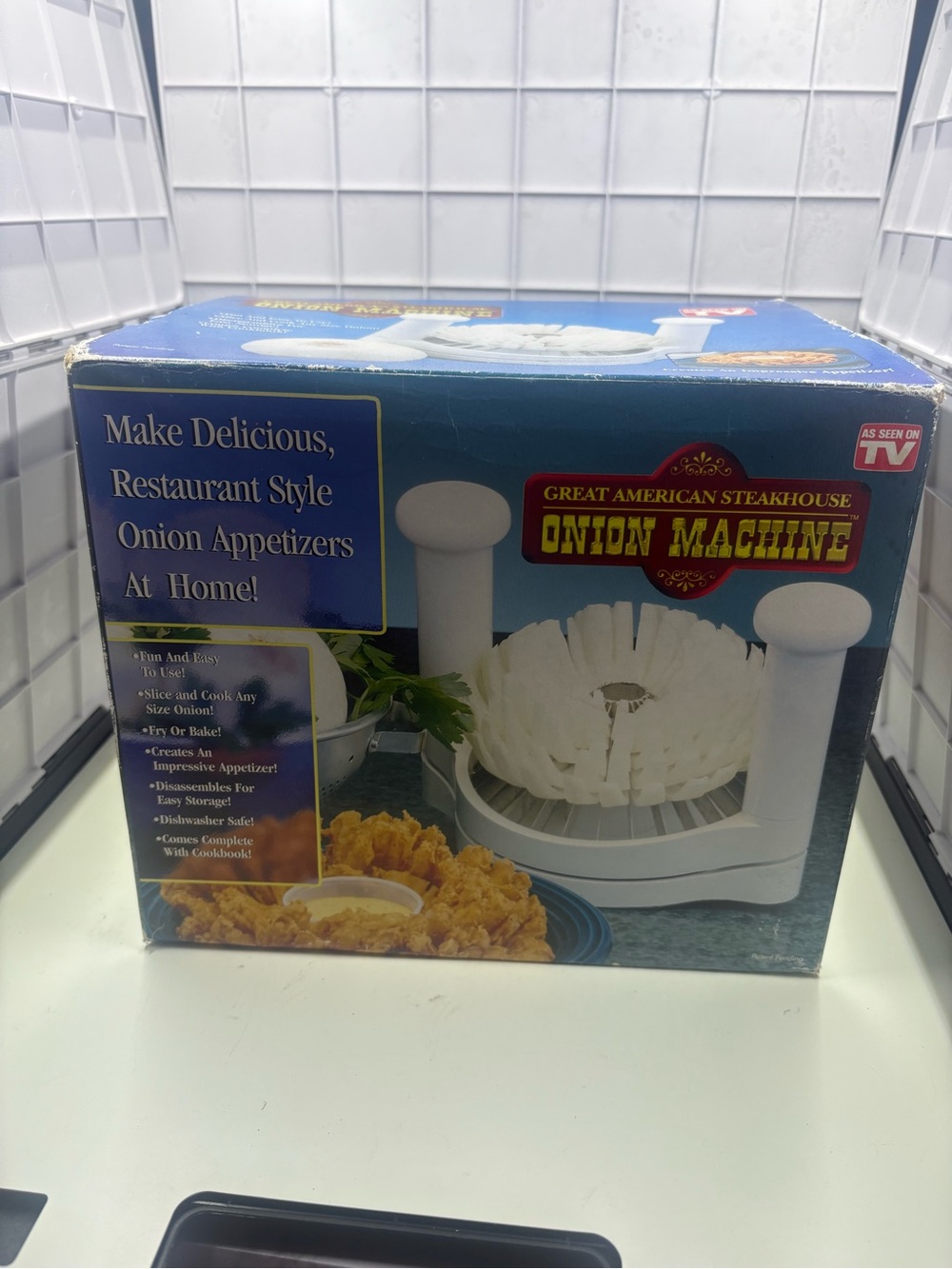 Great American Steakhouse Onion Machine As Seen On TV Complete w/ Box
